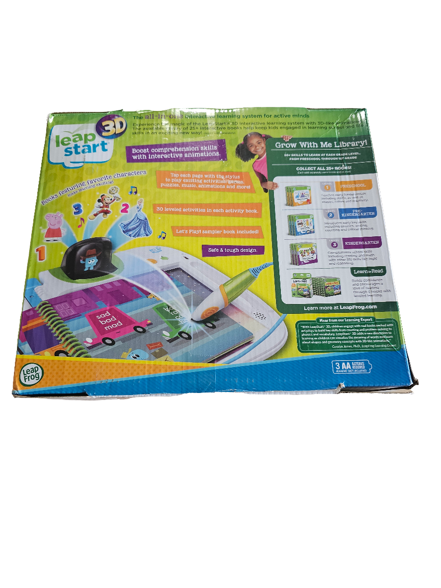 7.12.24 --LeapFrog LeapStart 3D Interactive Learning System & 2 Book Combo Pack: Learning Friends and Scout & Friends Math