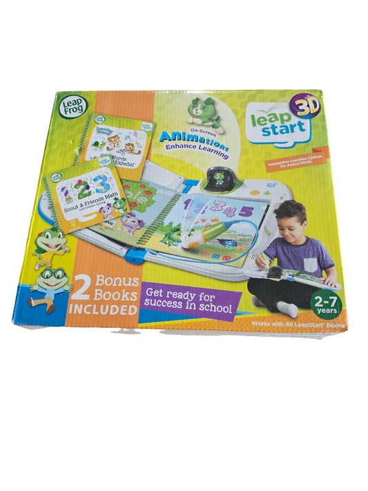 7.12.24 --LeapFrog LeapStart 3D Interactive Learning System & 2 Book Combo Pack: Learning Friends and Scout & Friends Math